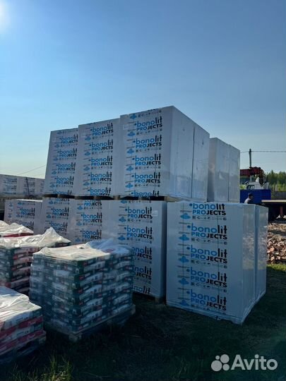 Блоки из газобетона производства Бонолит