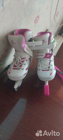 Коньки детские раздвижные 30 33