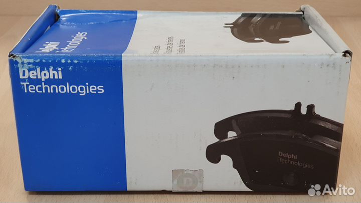 Delphi LP2495 - Колодки тормозные