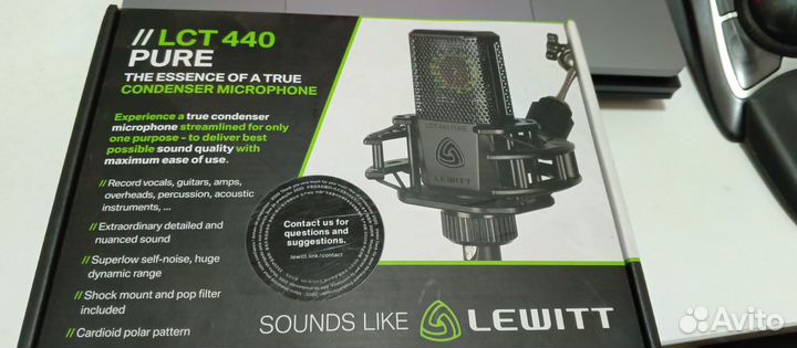 Студийный микрофон lewitt lct440 pure