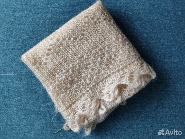 Платок пуховый бу