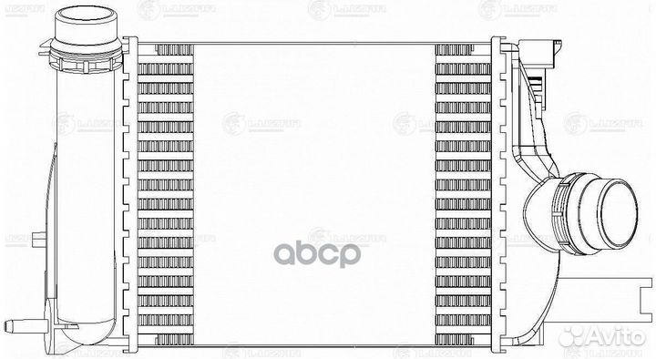 Онв (радиатор интеркулера) для а/м Renault Arka