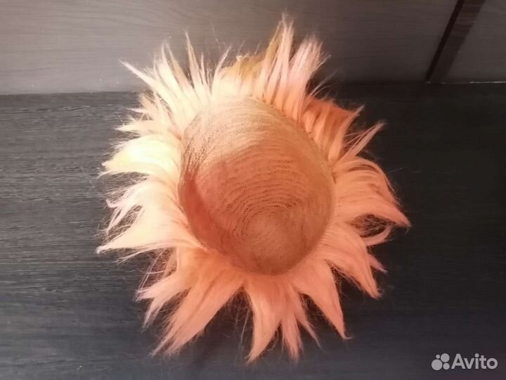 Парик клоуна оранжевый