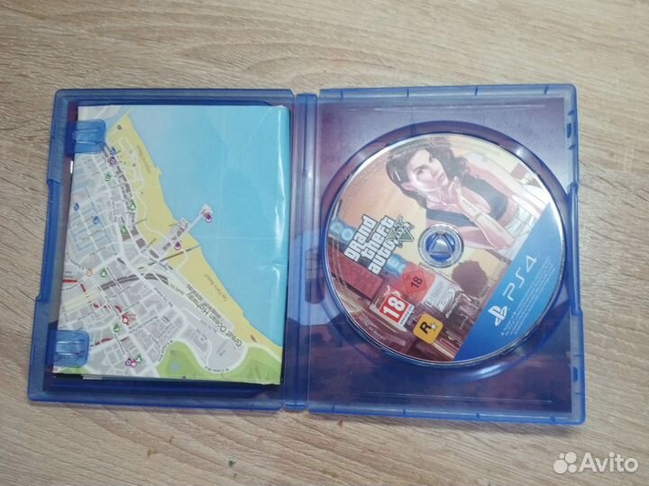 Диск GTA 5 premium PS4 edition