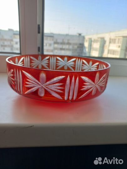 Графин рубиновое стекло