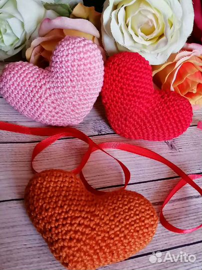 Вязаное сердце