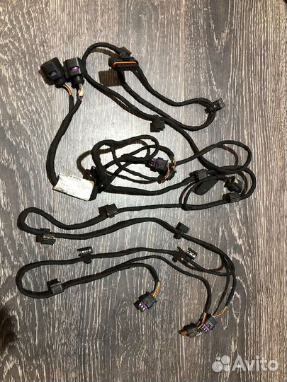 Проводка переднего бампера kodiaq 2019