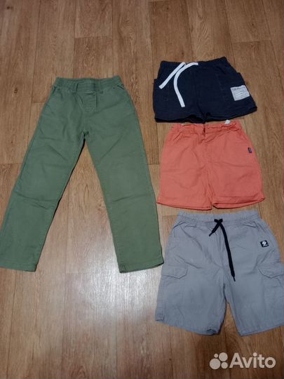 Вещи на мальчика пакетом 122-134+ обувь