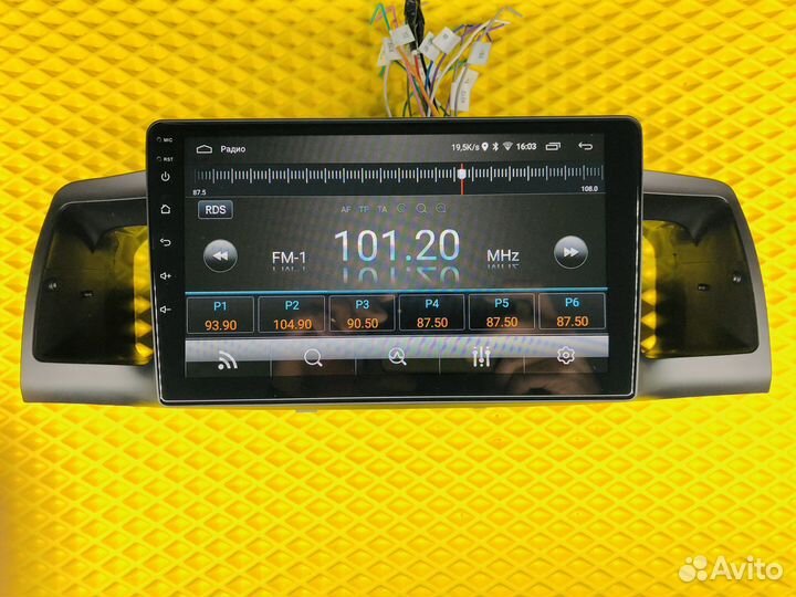 Магнитола штатная на android Toyota Corolla 120