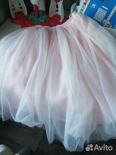 Платье на 1 годик фэмили лук, юбка для мамы