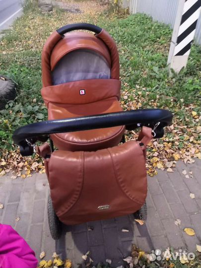 Шикарная коляска Люлька Tutek экокожа