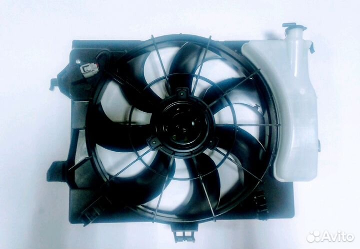 Вентилятор Hyundai Solaris в сборе