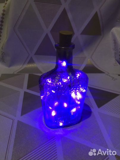 Светильники из бутылок