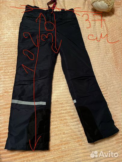 Зимние брюки для девочки 164