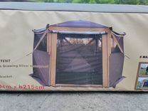 Палатка шатер полуавтомат 360х300хh215 с полом