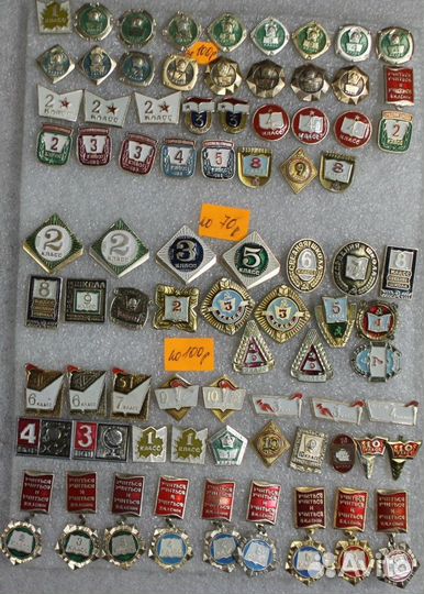 Детские значки СССР Школьные Мультфильмы Сказки