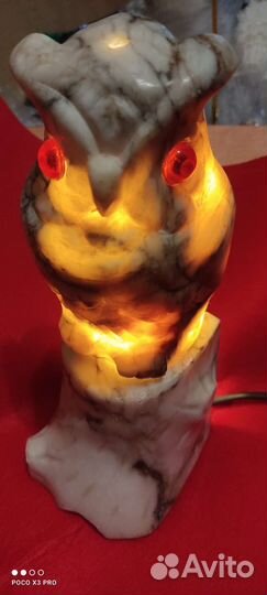 Светильник тяжелый лечебный мыльный камень СССР