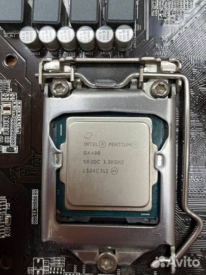 Комплект H110M-S2HP + Intel G4400 1151 сокет