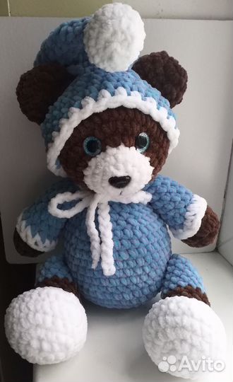 Медведь мишка амигуруми вязаный