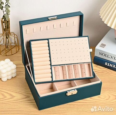 Шкатулка для украшений на замке 23*17*9см