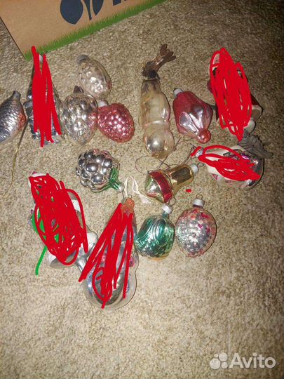 Советские елочные игрушки
