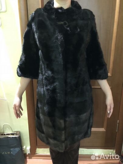 Шуба норковая поперечка