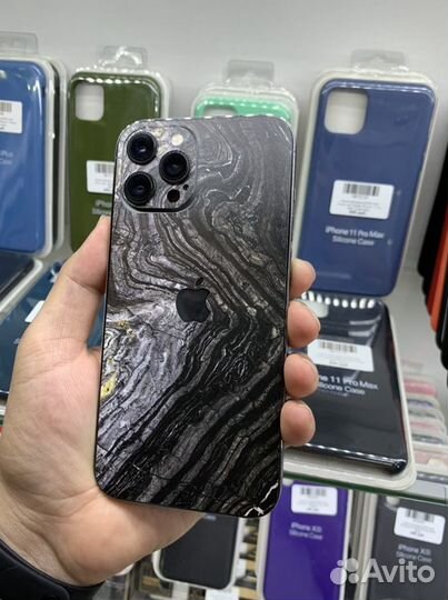 Текстурная бронепленка для iPhone 12 Pro Max