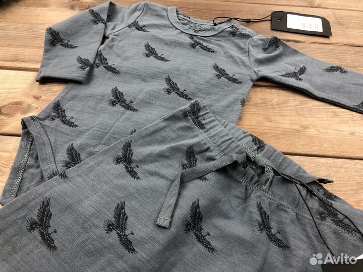 Комплект боди штаны 62 Дания новый