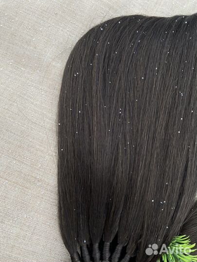 Хвост волосы на резинке