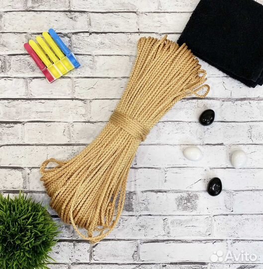 Шнур полипропиленовый 4мм 100м с сердечником шпт