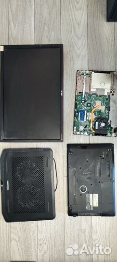 Ноутбуки и монитор (на запчасти)