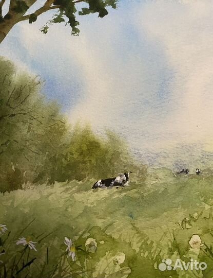 Картина акварель