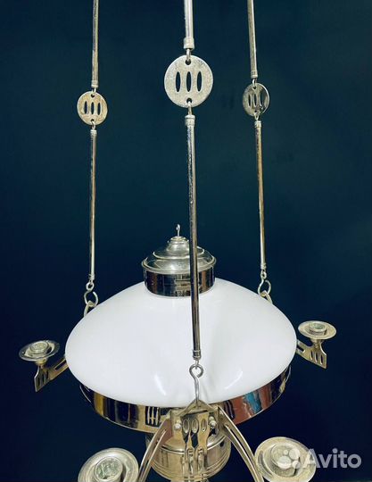 Керосиновая люстра в стиле Модерн