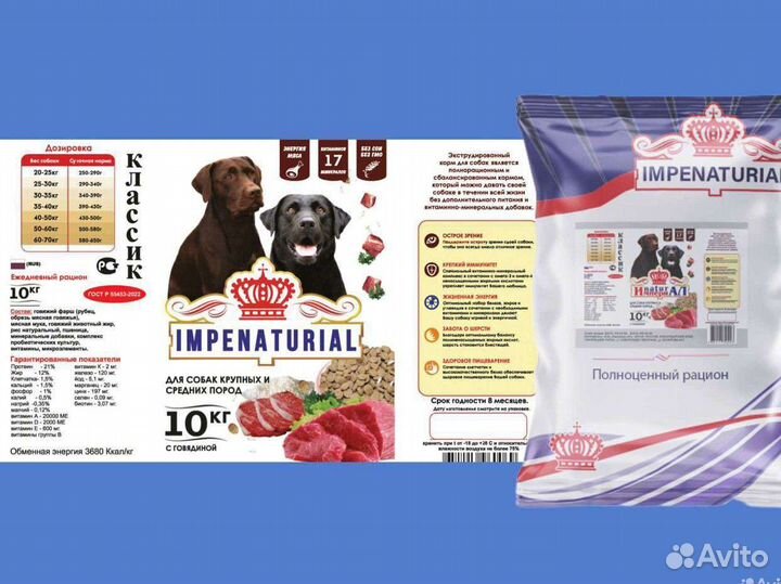Корм для собак Империал