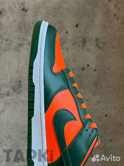 Кроссовки Nike Dunk Low Miami Hurricanes