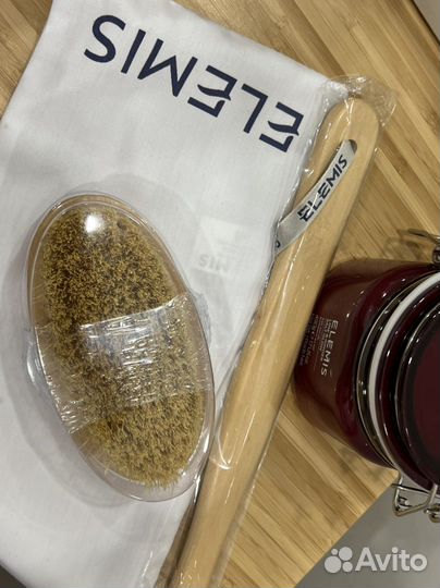 Elemis скраб, щетка для тела, крем