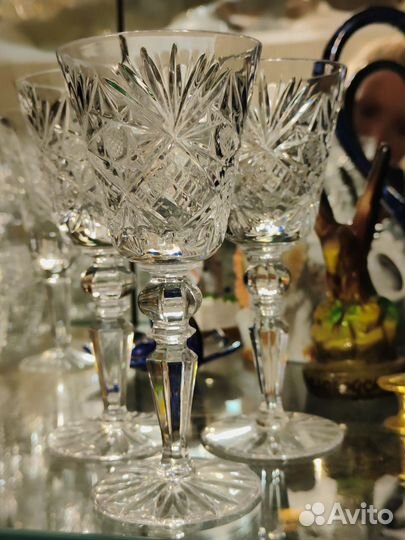 Фужеры хрусталь