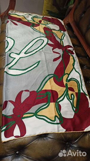 Шелковый платок 95cm италия pierre lauren