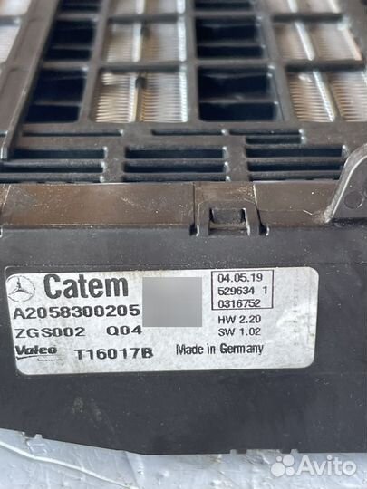 Радиатор отопителя печки mercedes w213