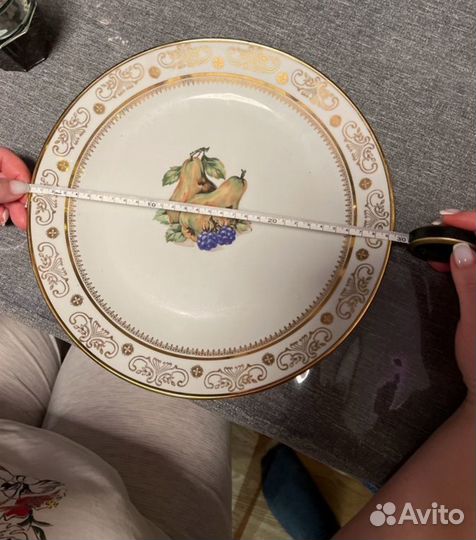 Блюдо и тарелки kahla фрукты