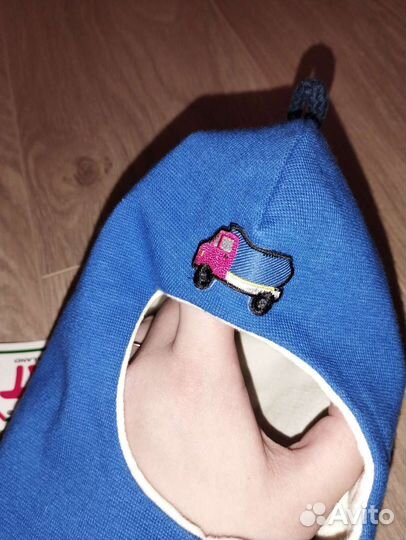 Шапка шлем для мальчика