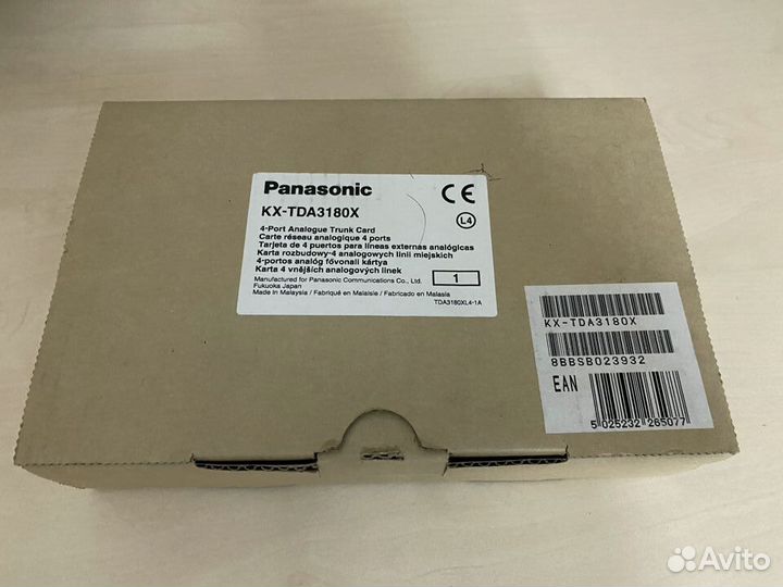 Плата расширения Panasonic KX-TDA3180X (lcot4)