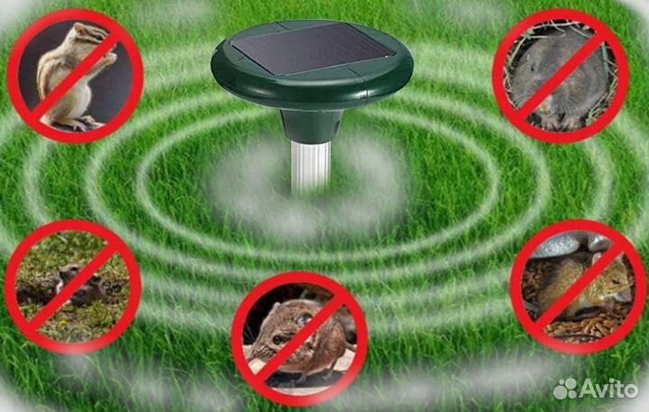 Отпугиватель кротов и грызунов