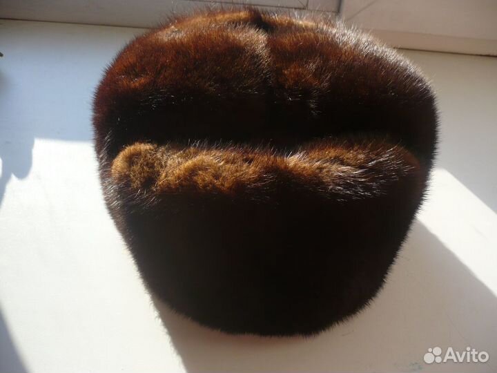 Норковая шапка мужская