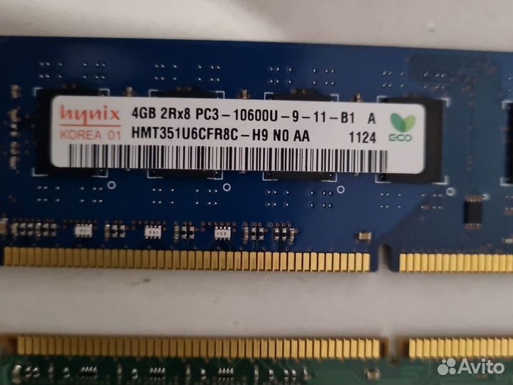 Оперативная память ddr3 4 gb + 2 gb