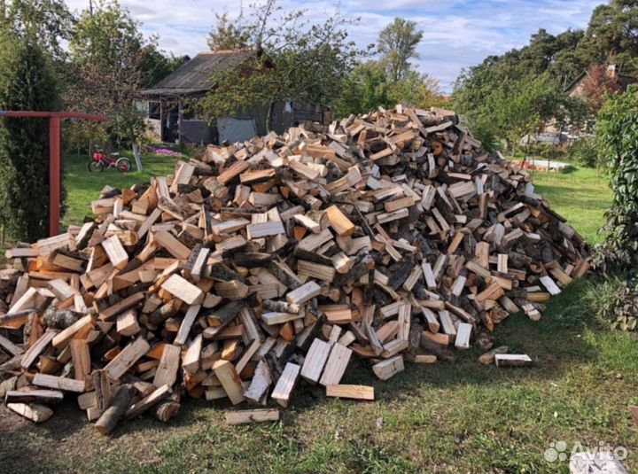 Дрова березовые колотые сухие