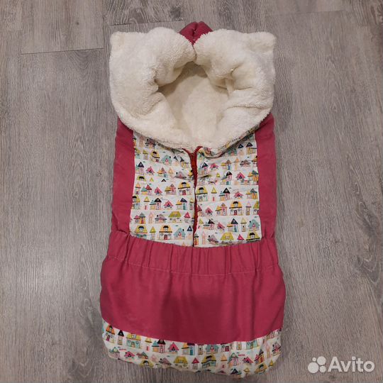 Конверт-одеяло на выписку, на прогулку