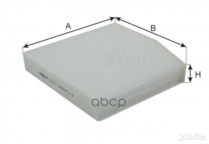 Фильтр салона mercedes-benz, infinity AG 742 CF