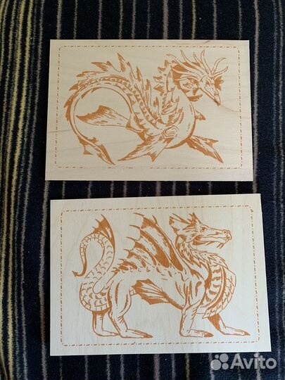 Доски с рисунком для выжигания