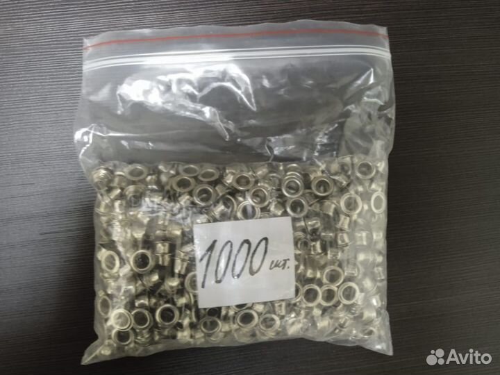 Люверсы хромированные